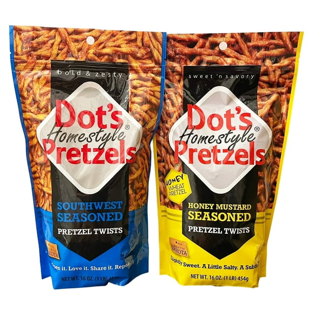 Dot’s Homestyle Pretzels Honey Mustard and Southwest Limited Edition