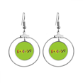 thumbnail image 1 of Populer Art Neo Realism Pervasive Earrings Dangle Hoop Jewelry Drop Circle, 1 of 3
