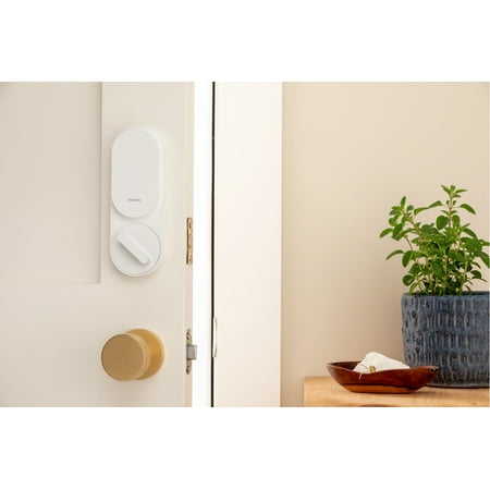 SimpliSafe - Smart Lock - Compatible with Gen 3 home security system - White