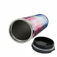 thumbnail image 2 of Flower Travel Mug, Sakura Spring, Steel Thermal Cup, 16 oz, by Ambesonne, 2 of 2