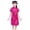 1-Hot Pink, variant on Girls Chinese Qipao Dress Girls Sleeveless Floral Print Dress Dragon Pattern Short Sleeve Cheongsam Dress for Birthday Party Wedding