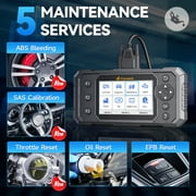 FOXWELL GT21 OBD2 Scanner Car Engine ABS SRS Transmission Diagnostic Tool with 5 Resets, ABS/SAS/EPB/Throttle/Oil Reset, S-mog Test, Check Engine Code Reader, Lifetime Free Update