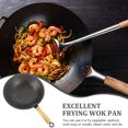 thumbnail image 4 of LIFKOME Wok de Cuisine en Matériau Synthétique Noir avec Poignée pour Cuisinière à Induction Électrique 10.2 Pouces, 4 of 8