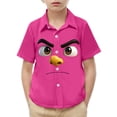 thumbnail image 2 of Piuwrlz 14 Years Boys Short polo Sleeve Teen Funny Graphic Shirts Tops Pocket Pullover T Shirts Hot Pink Size 14 Years, 2 of 9