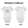 thumbnail image 3 of Surprise! You Are Going To Be Grandparents Cute Baby Romper Boy Girl Unisex, 3 of 5