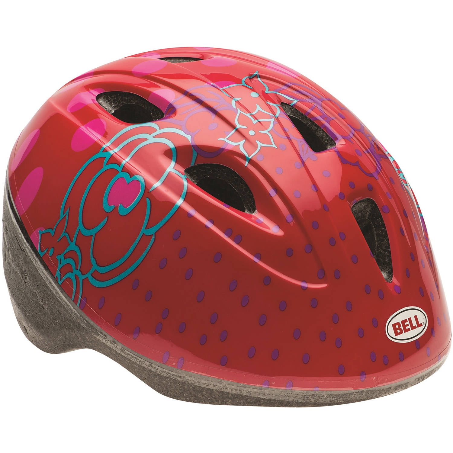 Raleigh Lil Terra Mermaid Childs Kids Girls Pink Cycle Helmet 48-54cm 