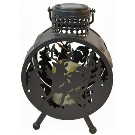Pine Ridge Deer Metal Candle Lantern Decorative Indoor Outdoor