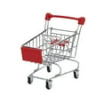 thumbnail image 1 of Shisuyan Épicerie Jeu d'Imitation Mini Chariots de Magasinage Jouet Rouge 1 Pcs, 1 of 8