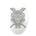 thumbnail image 1 of CafePress - Samurai Rising - Sticker (Oval), 1 of 1