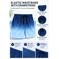 thumbnail image 2 of 2 in 1 Mens Swim Trunks with Compression Liner, 7 Inch Liner Board Shorts for Men, Beach & Swim Shorts, Gifts for Men, 2 of 8
