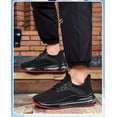 thumbnail image 6 of Men's Shock Absorbing Air Cushion Running Sneakers, Breathable Lightweight Gym Fitness Walking Athletic Shoes, 6 of 6