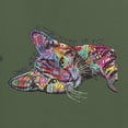 thumbnail image 2 of Tired Sleeping Cat | I Wish I Was My Cat Funny Colorful Kitty | Dean Russo Art Animal Lover Men's T-Shirt, Military Green, Medium, 2 of 6