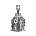 thumbnail image 1 of Bell Angel Wings Knight Bell Letter Keychain Motorcycle Bicycle Riding Guardian Bell--, 1 of 5