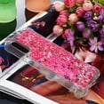 thumbnail image 7 of case for Samsung Galaxy A02 Case for Girls Women, Fashion Shiny Creativity Quicksand Flowing Liquid Floating Soft TPU Cover Glitter Cute Bling Clear Protective Case for Samsung Galaxy M02 RLS Red, 7 of 7