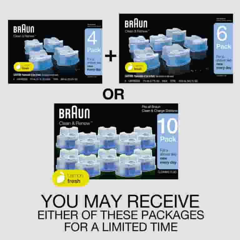 Braun Clean & Renew Refill Cartridges CCR - 10 pack - Walmart.com Braun Clean & Renew Refill Cartridges CCR - 10 pack - Walmart.com