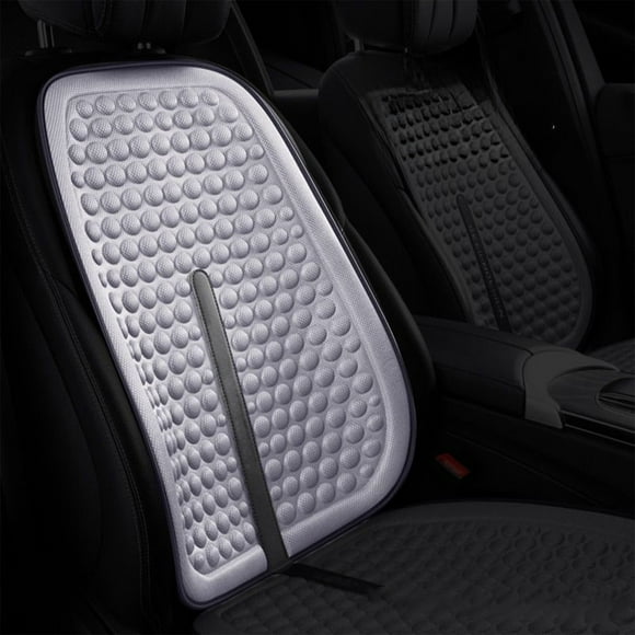Coussin de Siège Auto avec Dossier et Ventilation, Coussin en Gel de Soutien en Maille 3D pour Fraîcheur Estivale et Confort Toute l'Année, Amovible pour une Utilisation Multi-Scénarios, SouMaox