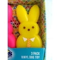 thumbnail image 4 of Peeps for Pets Vinyl 3 Pack Dog Squeak Toys 4" New, 4 of 4