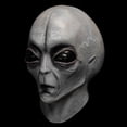thumbnail image 3 of Máscara Alien Gris JAMW Área 51 Adulto Halloween, 3 of 4