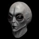 thumbnail image 1 of Máscara de Alien Marciano del Área 51 Hecha de Látex, Máscaras de Marcianos y Aliens Ideales para Disfraz de Halloween y Fiestas de Disfraces, 1 of 5