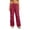 Red, variant on Sweatpants Womens Cargo Pants Wide Leg Joggers Baggy Drawstring Sweat Pants with Pockets Dark Gray L