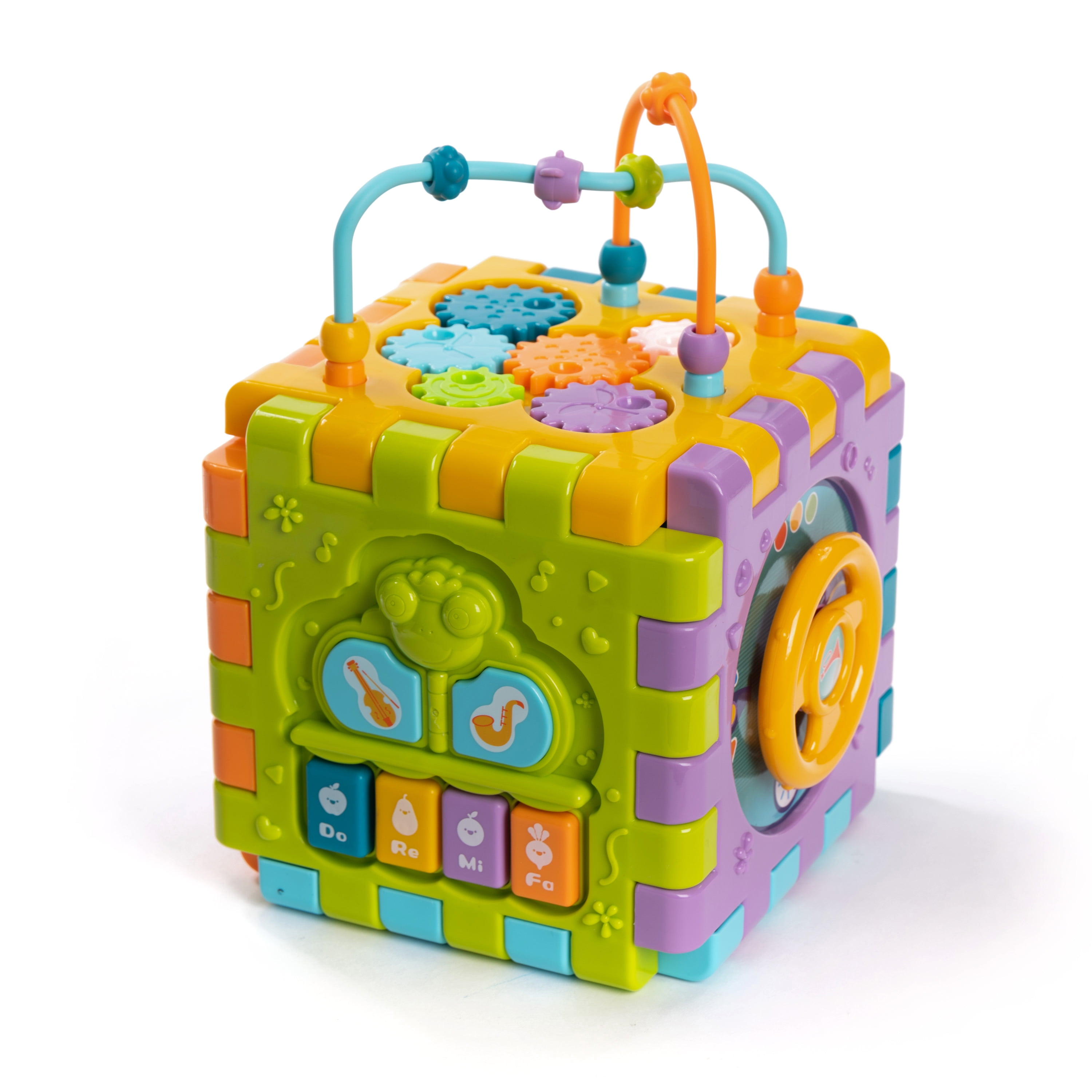 UNIH Activity Cube Toy for Baby Learning Play Toys with Music & Light 7 in 1 Early Educational Activity Center for Toddler Kids Infants Boys & Girls 18m+ UNIH Activity Cube Toy for Baby Learning Play Toys with Music & Light 7 in 1 Early Educational Activity Center for Toddler Kids Infants Boys & Girls 18m+