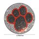 thumbnail image 3 of Posavasos universales para coche | Platillo de silicona antideslizante con diseño de huella de perro | Aislamiento térmico y reducción de ruido para uso en el automóvil, el hogar o la oficina, 3 of 9