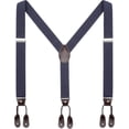 thumbnail image 1 of Bretelles Marron pour Hommes - Bretelles Élastiques Réglables en Forme de Y, 1 of 7
