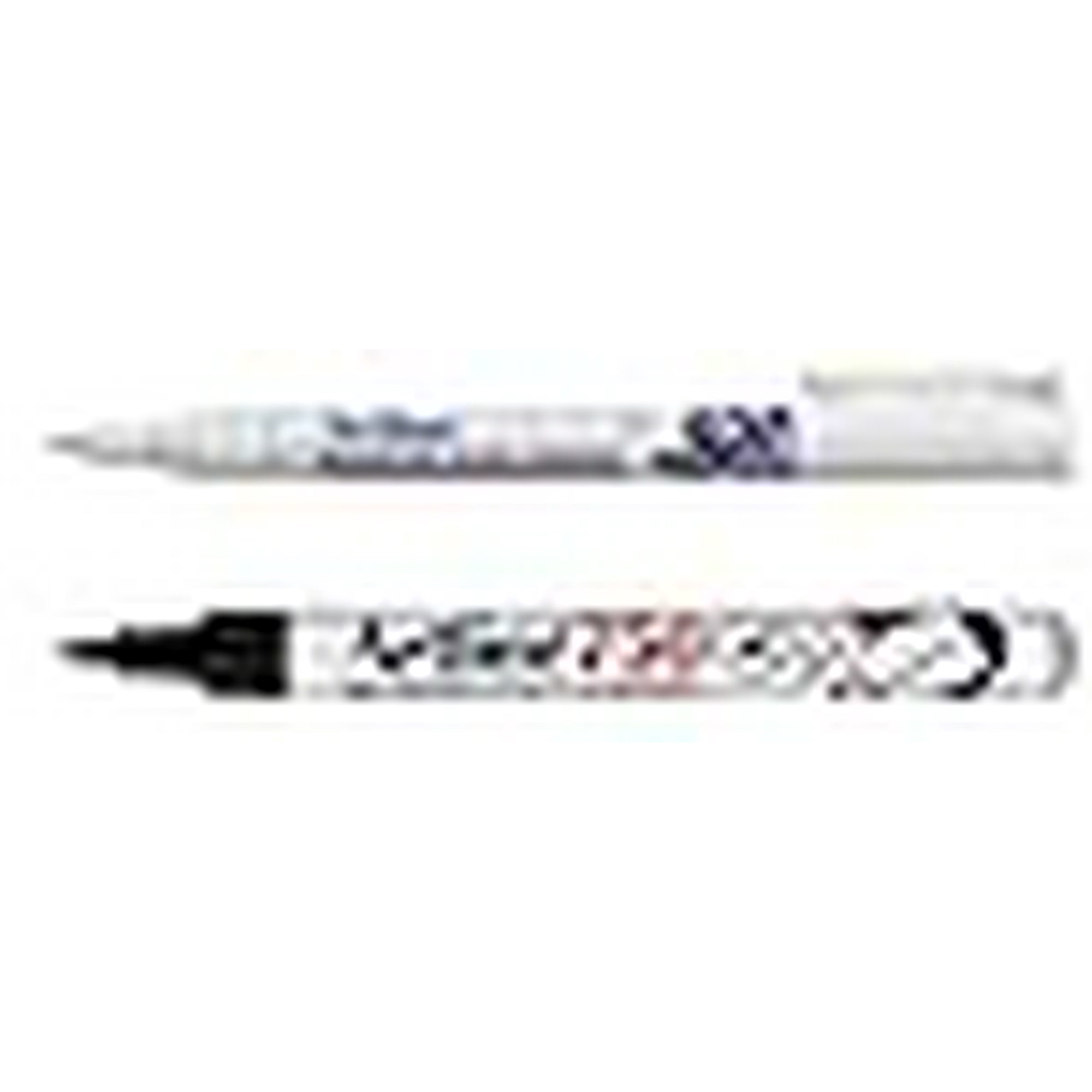 Artline Black Laundry Marker and White Fabric Marker (Twin Pack