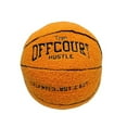 thumbnail image 1 of 3D Basketball Throw Cushion Soft Basketball Plush Toy Soft Z3 Decoration H1, 1 of 8