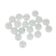 thumbnail image 3 of Canicas de vidrio Sunnimix 20 Piezas Juegos Mármoles Cristal Transparente 16 mm Leche Blanco, 3 of 8