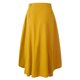 thumbnail image 4 of Falda de lino de algodón de mujer vintage Falda de verano informal larga con bolsillo de cintura alt Abanopi Amarillo/Pequeña, 4 of 7