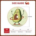 thumbnail image 4 of Kll Cute Avocado Doing Exercise Christmas Tree Skirt 30",Party Decorations Farmhouse For Christmas Decorations Holiday Party, 4 of 8