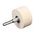 thumbnail image 4 of 50mm 2" Compressed Wool Felt Fabric Disc Polishing Buffing Pads Wheel for Micro Electronic Instruments, Jewelry Making, 4 of 8