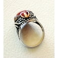 thumbnail image 5 of Red Onyx Mens Ring, Natural Red Onyx Gents Ring, December, Silver Jewelry, 925 Silver Ring, Birthday Gift, Heavy Mens Ring, Arabic Design, Ottoman Style Ring, Christmas, Turkey Mens Signet Ring, 5 of 7