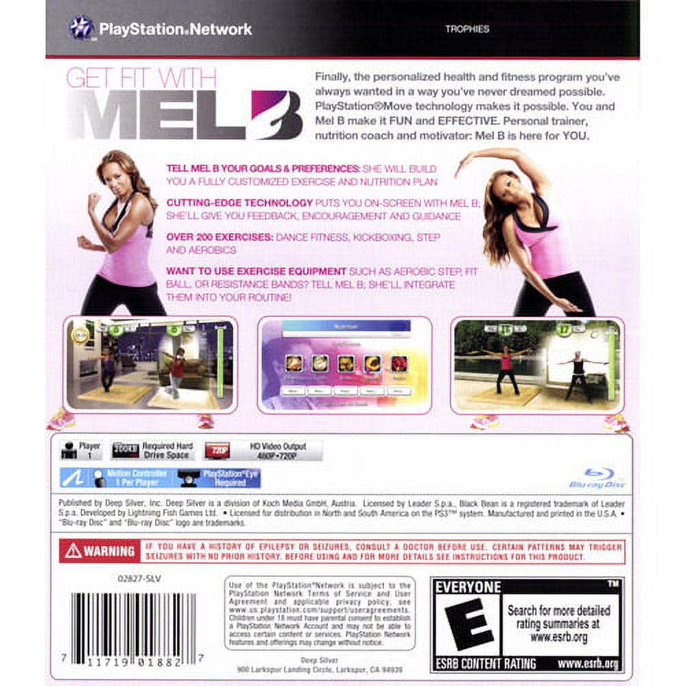 Get Fit With Mel B, Sony Computer Ent. of America, PlayStation 3, 711719018827 - image 2 of 12