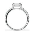 thumbnail image 2 of Unique Moments 1.50 ct Lab Grown Radiant Cut Diamond Engagement Solitaire Ring 14K White Gold, 2 of 6