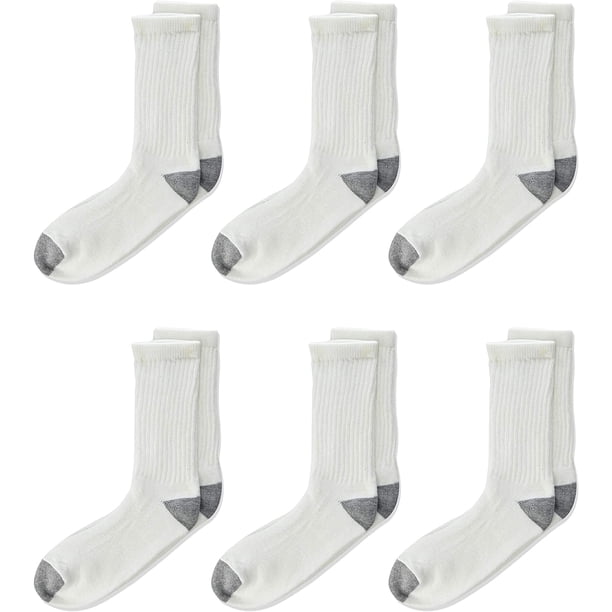 Fruit of the Loom boys Breathable Cotton Crew Socks 6 Pair - Walmart.ca