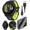 Black/Amp Yellow +PowerBank, variant on Garmin Forerunner 170 Music GPS Running Smartwatch, Advanced Training Metrics and Recovery Insights Plus Music Storage, Whitestone with Whitestone/Cloud Blue Band with Wearable4U PowerBank Bundle