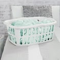 thumbnail image 6 of Sterilite Plastic Laundry Basket, 1.5 Bushel Clothes Hamper, White, 24 Pack, 6 of 9