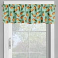 thumbnail image 4 of Ambesonne Retro Valance & Curtain, Vintage Beach Summer, 55"x45", Olive Green Seafoam, 4 of 6