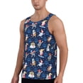 thumbnail image 2 of Salouo Winter old man Playtime for Men's Tank Tops,Sleeveless Muscle Shirts for Men Quick Dry Workout Tank Top Gym Muscle Tee Fitness Bodybuilding Sleeveless T Shirt-Large, 2 of 7