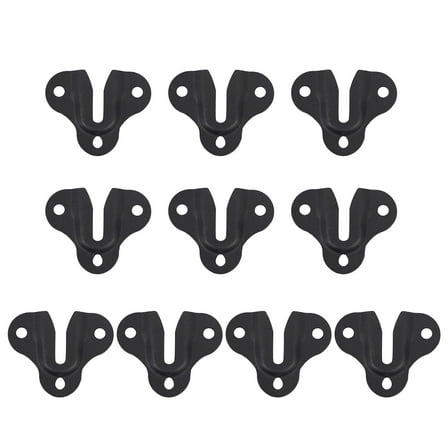 MLINS 10Pcs Photo Frame Hanging Brackets Mounting Brackets Flush Mount Bracket Wall Picture Hangers