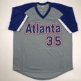thumbnail image 4 of Autographed/Signed Phil Niekro Atlanta Grey Baseball Jersey JSA COA Holo Only, 4 of 4