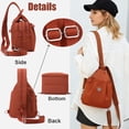 thumbnail image 4 of Mini Anti-Theft Backpack for Women, Waterproof Oxford Fabric Small Backpack with Zipper Pockets for Daily Travel, 4 of 6