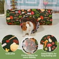 thumbnail image 2 of Methold Túnel para conejillos de indias, mascota perfecta para niños, lindo y juguetón, tamaño compacto, suministros para hámster, casa Hábitats y jaulas para animales pequeños Versión de invierno, 2 of 6