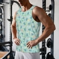 thumbnail image 5 of Hirioo Sea Turtle for Men's Workout Tank Top Sleeveless Shirts Quick Dry for Men-Large, 5 of 7