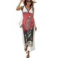 thumbnail image 2 of Tarot Card Death Dress Summer Street Style Bohemia Long Dresses Female Sleeveless Printed Maxi Dress, 2 of 9