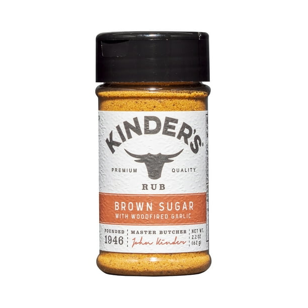 Kinder's Brown Sugar with Woodfired Garlic Rub and Seasoning, 2.2oz