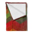 thumbnail image 2 of Tribal Soft Flannel Fleece Throw Blanket, Abstract Zig Zag Geometrical Stripes Inspired Bohem Art, Cozy Plush for Indoor and Outdoor Use, 50" x 70", Forest Green Orange, by Ambesonne, 2 of 5