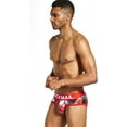 thumbnail image 5 of JOCKMAIL Men's Underwear Briefs Playful Printed briefs Ice Silk Sexy Low Waist Underwear, 5 of 9